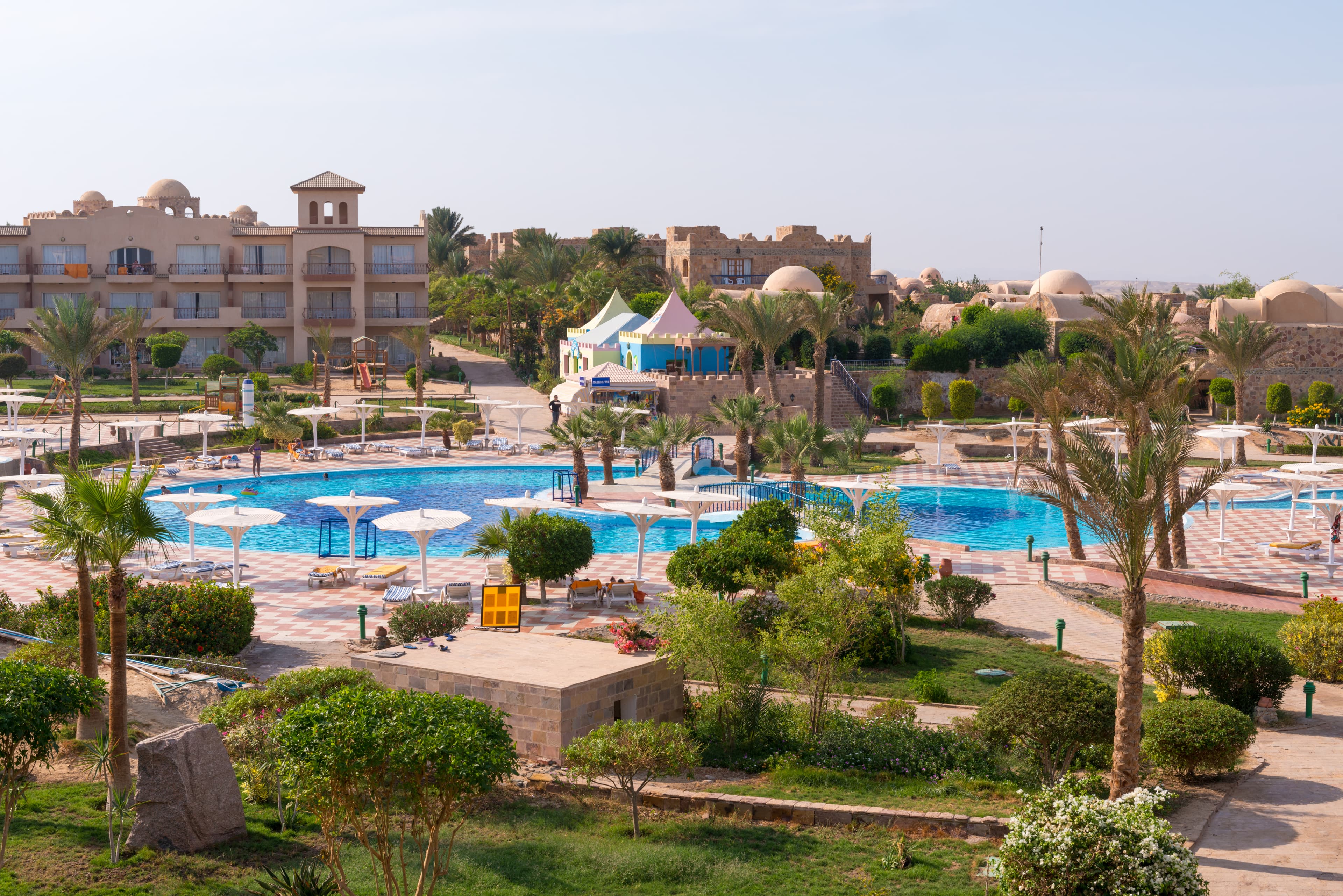 Tropical beach resort